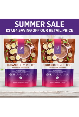 Summer sale - £37.84 saving off 2 x Organic Clever Choc - Normal SRP £89.98